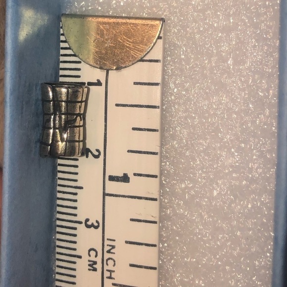 Trollbeads heartBeat bead 925 LAA sterling silver bead charm approx 10mm length - Picture 10 of 11